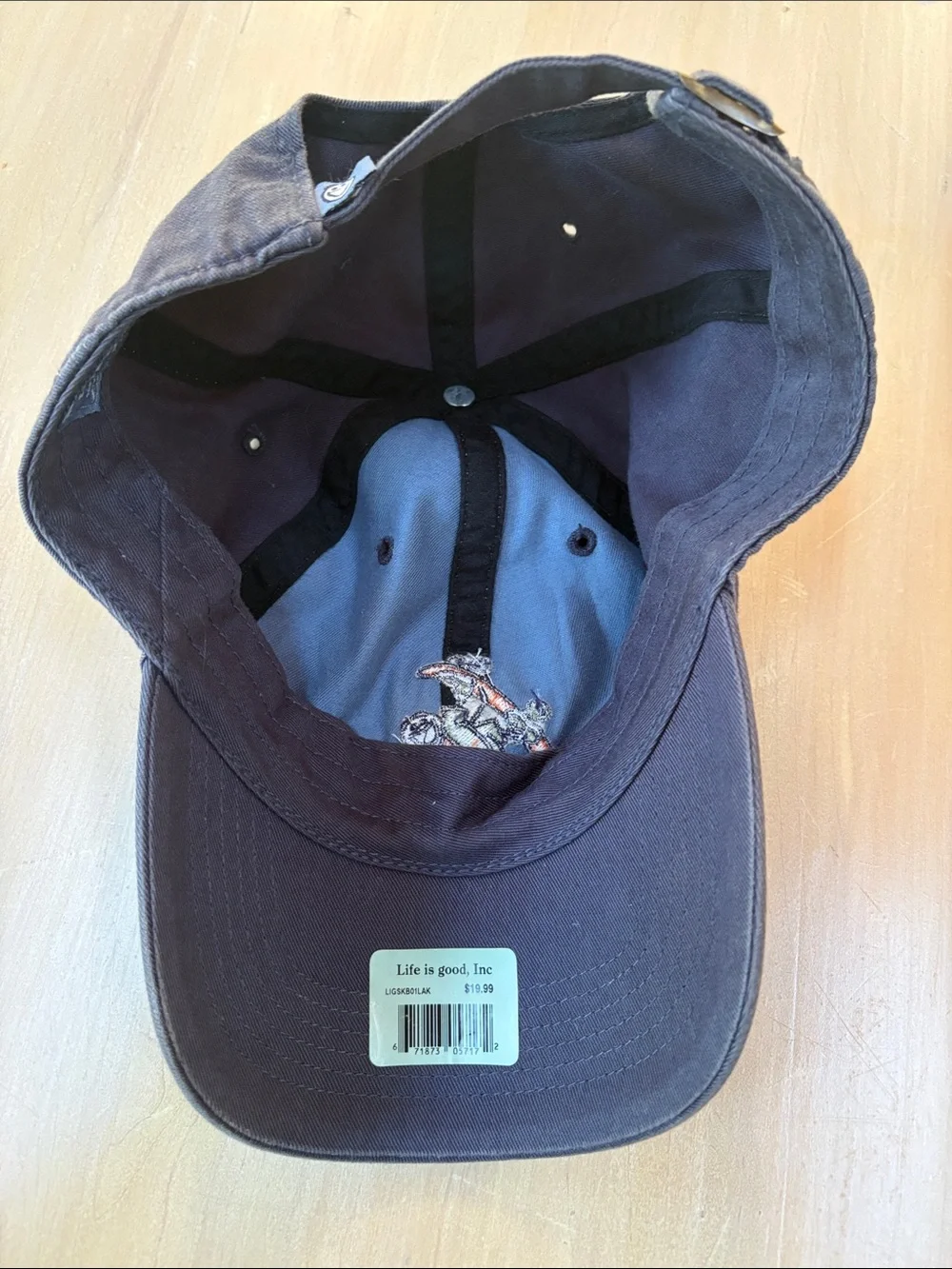 Life Is Good Skateboarder Hat blue NWT